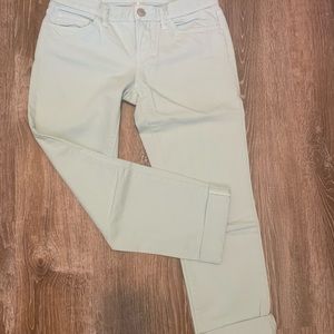 Loft Boyfriend Jeans size 0 cropped Seafoam
